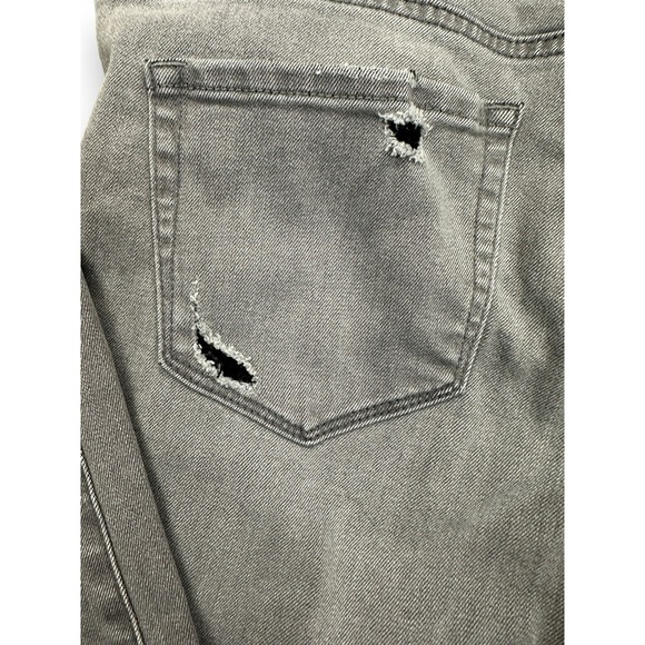 Treasure & Bond Women Distressed Faded Black Jeans Mid-Rise Skinny Ankle Sz 30 - Picture 13 of 14